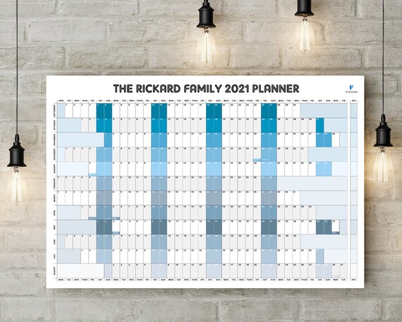 2021 Diary A5 Week to View Embossed Geometric Cover Family Organiser Planner