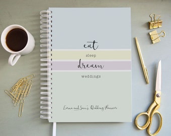 Personalised Wedding Planner - 5 Designs to Choose! | Custom Wedding Organiser | Personalised Wedding Journal | Engagement Gift-Brides