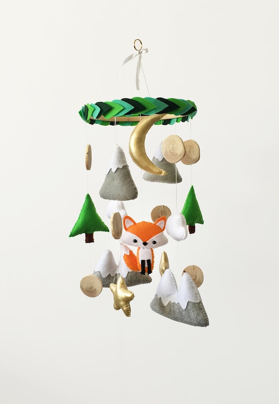 forest baby mobile