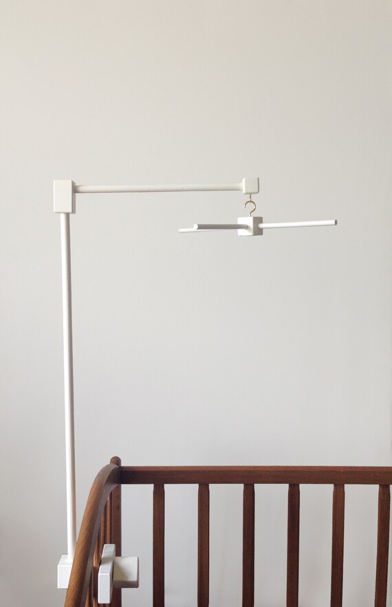Wood Mobile Hanger Wooden Baby Arm Crib Holder Kit Diy
