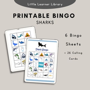 Printable Shark Bingo