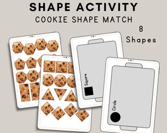 Atividade de Forma - Correspondência de Forma de Cookie