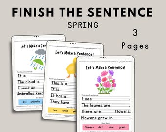 Termina la frase: Primavera