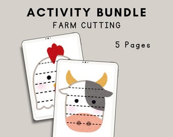 Paquete de actividades de corte de granja