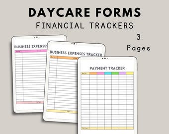 Rastreadores financieros para guarderías en el hogar