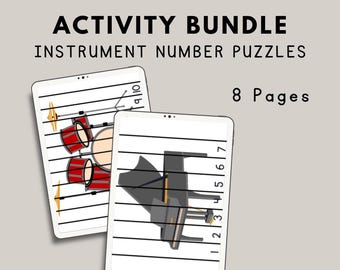 Acertijos matemáticos de instrumentos musicales