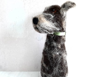 Felted Irish Wolfhound - brindle Irish Wolfhound