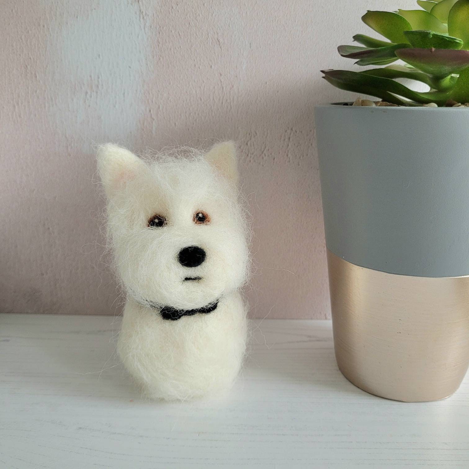 Needle felted cheap westie