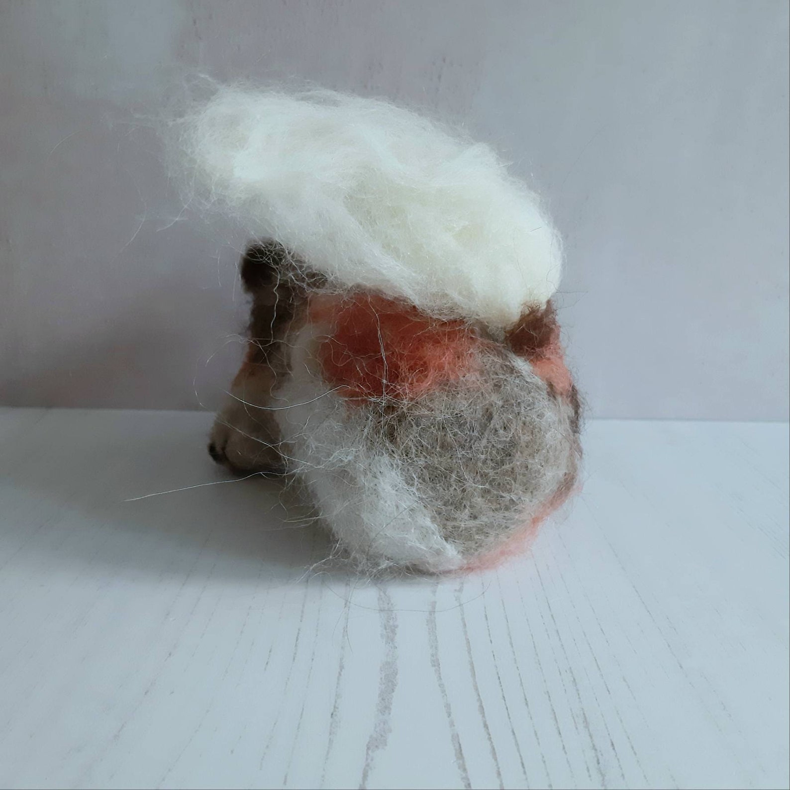Custom felted dog fur dog made with dog's fur and wool Etsy