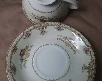 Narumi China teacup and saucer