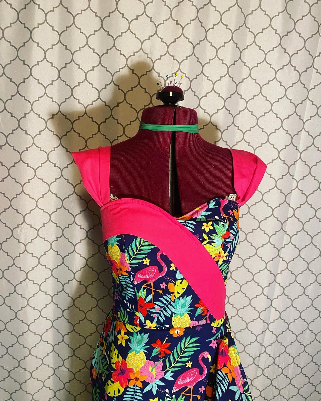 Womens Flamingo Dress and Bolero - Etsy