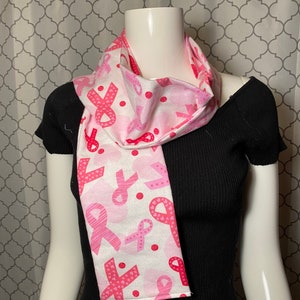 Breast Cancer Ribbon scarf