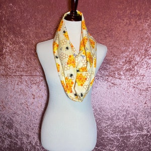 Honeybee infinity scarf