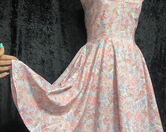 Women’s Purple Princess Cinderella print dress