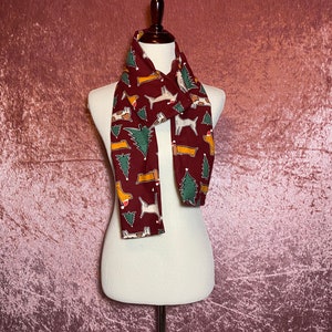 Christmas dogs Scarf
