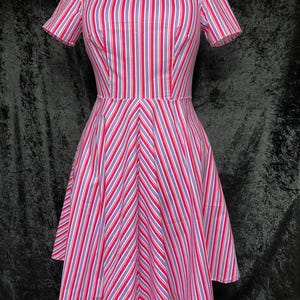 Pink and Purple Striped Dress - Etsy Pink and Purple Striped Dress - Etsy
