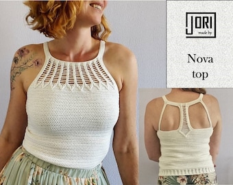 Nova Top crochet pattern summer top