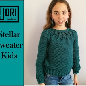 Stellar Sweater Kids crochet pattern