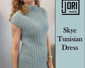 Skye Tunisian Dress crochet pattern