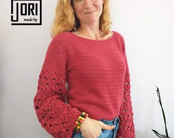patrón de crochet para suéter