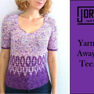 Yarn Away Tee crochet pattern