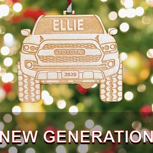 Toyota Ornament Christmas Tree Decoration Etsy