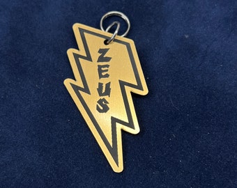 lightning dog tag