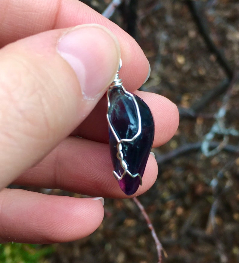 Rainbow Fluorite Pendant
