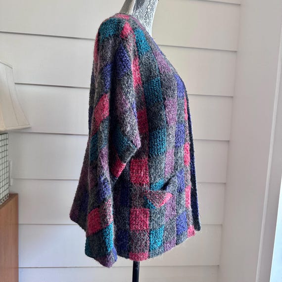 Vintage Plaid Jacket | Patchwork Print Jacket | V… - image 3