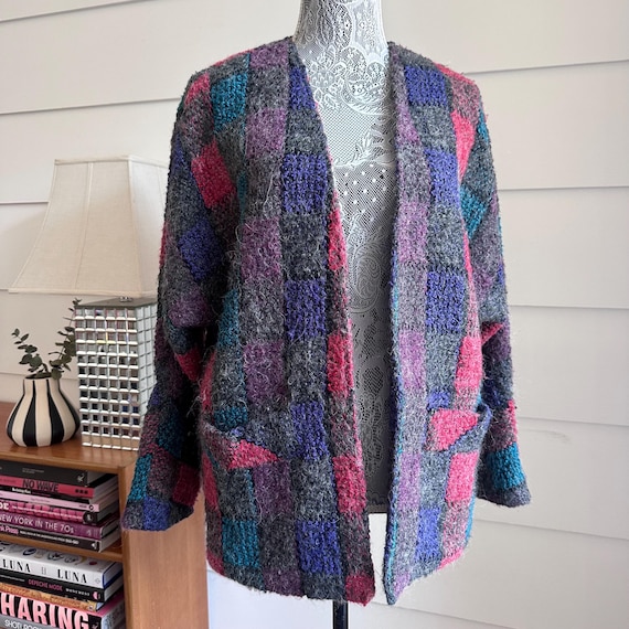 Vintage Plaid Jacket | Patchwork Print Jacket | V… - image 5