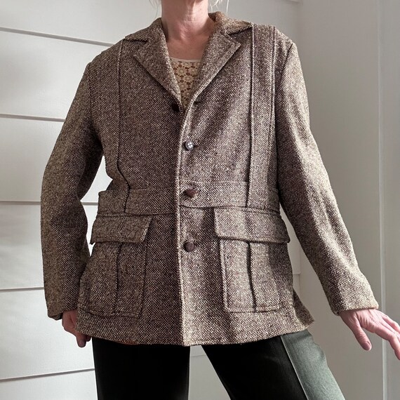 Vintage Tweed Jacket Vintage Tweed Coat Mens Twee… Gem