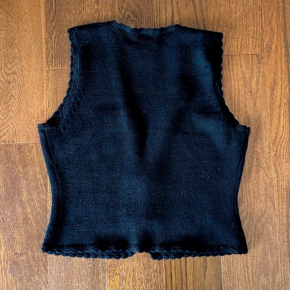 Vintage Vest | Vintage Wool Vest | Vintage Sweate… - image 2