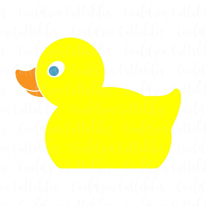 Rubber Ducky SVG File Toy Duckie Clipart Bathtime Duck | Etsy