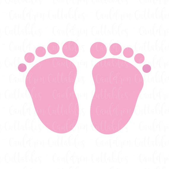 Download Baby Feet SVG Design Baby Cut File Nursery Clipart Birth ...