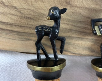 Vienna Bronze Bottle Stopper, Deer