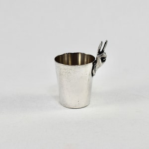 Mid Century Napier Two Finger Jigger