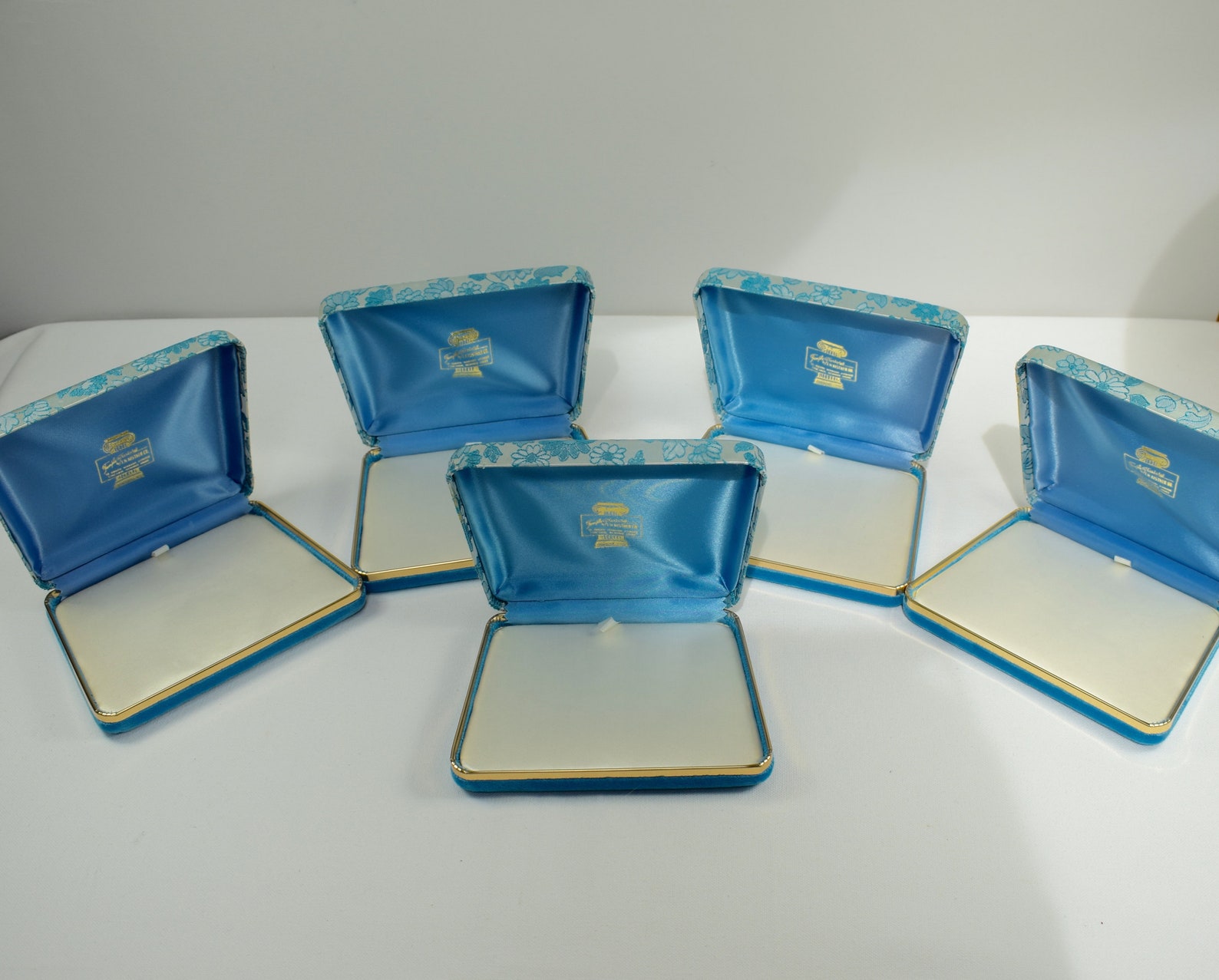 Jewelry Presentation Box Blue Velvet Gift Box Masonic Temple Etsy