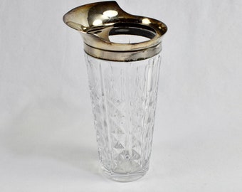 Val St. Lambert Crystal Martini Mixer