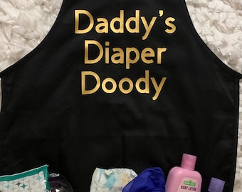 Daddy on Duty Diaper Duty Tool Belt Doody New Dad Gift Gag Baby Shower ...