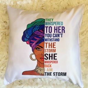 I am the storm pillow