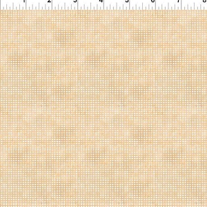 May include: Tan fabric with a repeating pattern of small, evenly spaced white dots. The fabric has a slightly textured appearance and a warm, neutral color palette. The dots are consistent in size and create a subtle, all-over design.
