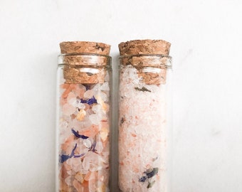 Bath Salt Gift Set // Lavender // Rose
