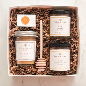 GIFT SET // Raw Colorado Honey // Beeswax Candle