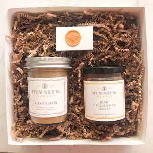 GIFT SET // Raw Colorado Honey // Beeswax Candle