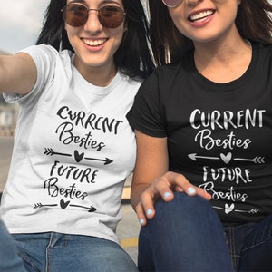 best friend matching pregnancy shirts