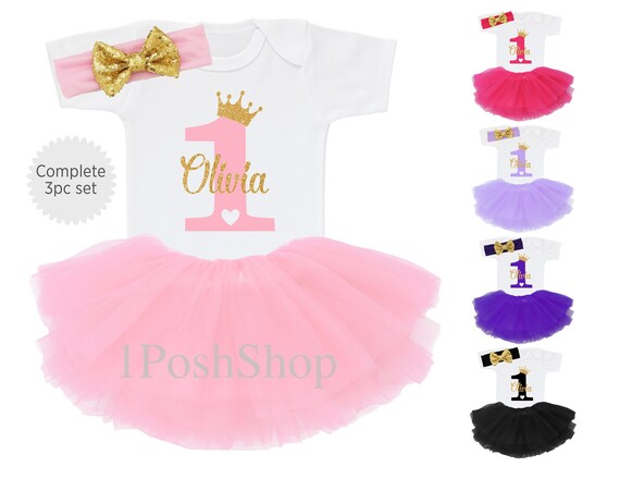 personalized first birthday outfits girl