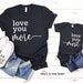 Mommy and Me Shirt Set Mother and Son Mother and Daughter Matching Shirts Love You Most Love You More Mom Son Matching Shirt Set 