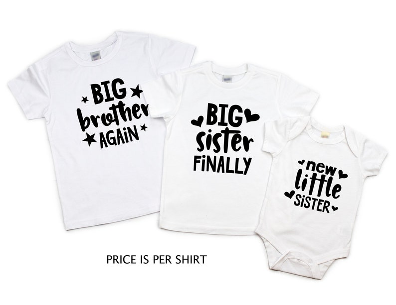 Big Sister Little Brother Big Sister Again Big Brother Finally - Etsy