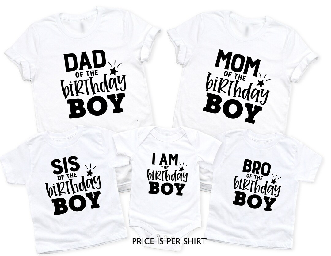 Birthday Boy Family Shirts Birthday Shirts for Family 1st Etsy