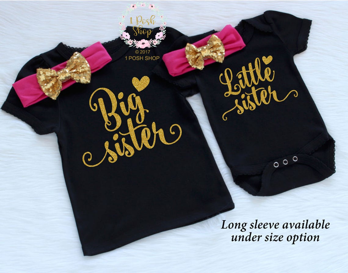 Matching Sister Outfits Big Sister Little Sister Outfits Big Etsy